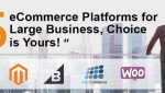 Top 5 eCommerce Platforms for Large Business, Choice is Yours!